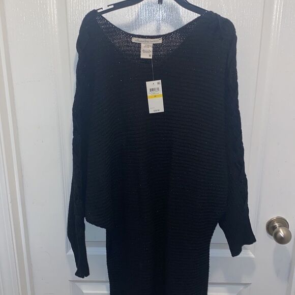 American Rag Juniors Lace Up Tunic Sweater - Picture 1 of 6